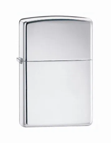 Зажигалка Zippo c покрытием High Polish Chrome (167)