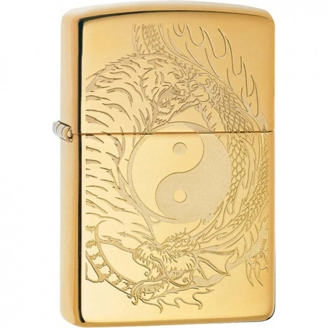 Зажигалка Zippo Classic с покрытием High Polish Brass (49024)