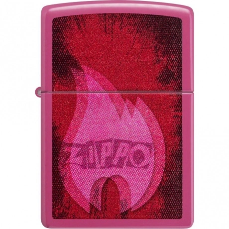 Зажигалка Zippo Pulse с покрытием Frequency малиновая глянцевая