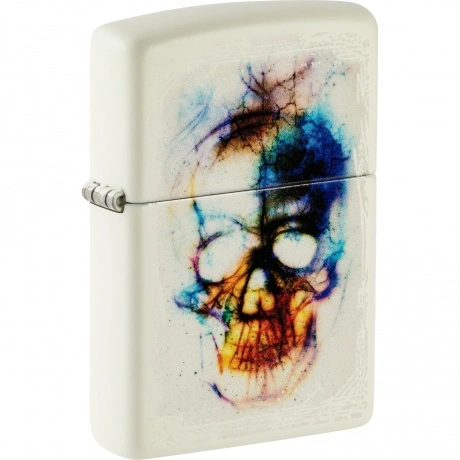Зажигалка Zippo Skull Design с покрытием Glow In The Dark Green ...