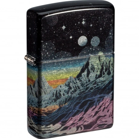Зажигалка Zippo Space in Color Design с покрытием 540 Tumbled Ch...