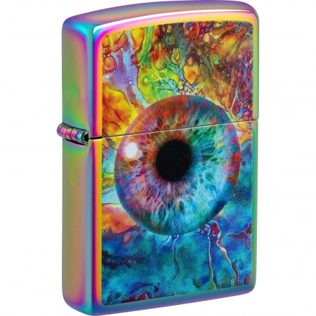 Зажигалка Zippo Spacey Eye с покрытием Multi Color разноцветная ...