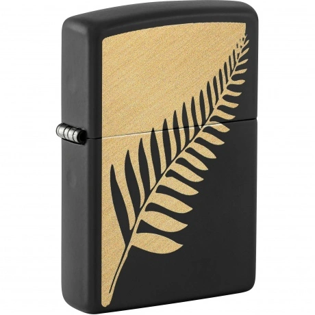Зажигалка Zippo Zen Flora Design с покрытием Black Matte черная ...