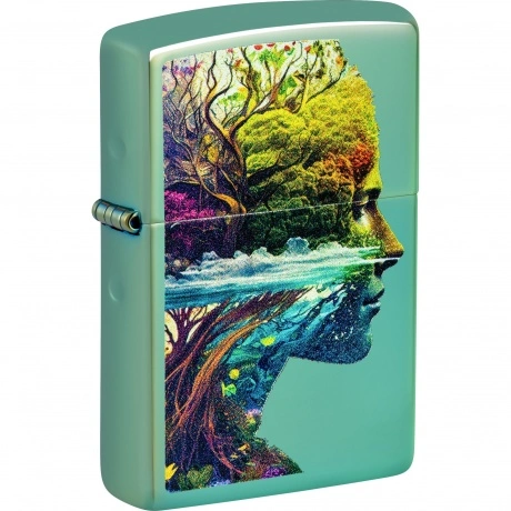 Зажигалка Zippo Единение с покрытием One with Nature Design High...