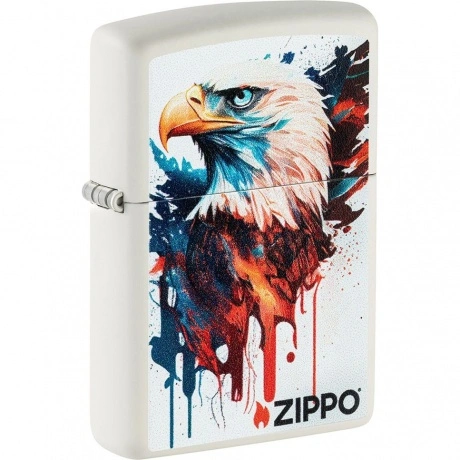 Зажигалка Zippo Нарисованный орел с покрытием Painted Eagle Desi...