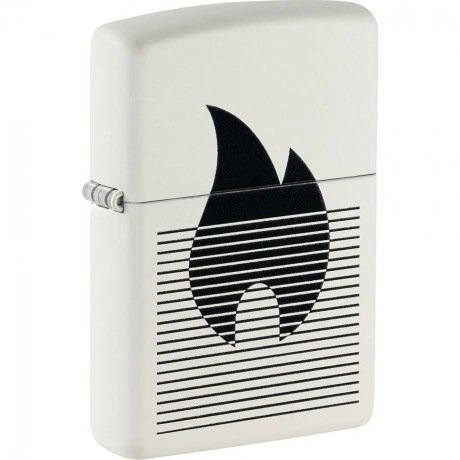 Зажигалка Zippo Пламя с покрытием Flame Gradient Design White Ma...