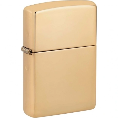 Зажигалка Zippo Armor с покрытием High Polish Brass золотистая