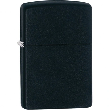 Зажигалка Zippo Classic с покрытием Black Matte черная матовая