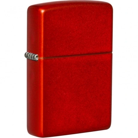 Зажигалка Zippo Classic с покрытием Metallic Red красная