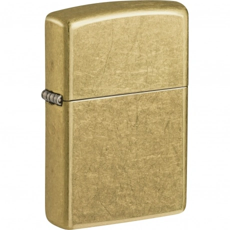 Зажигалка Zippo Classic с покрытием Street Brass золотистая