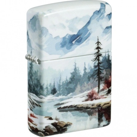 Зажигалка Zippo Frozen Valley с покрытием 540 Matte разноцветная...