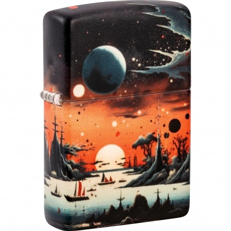 Зажигалка Zippo Galactic Landscape Design с покрытием 540 Matte ...