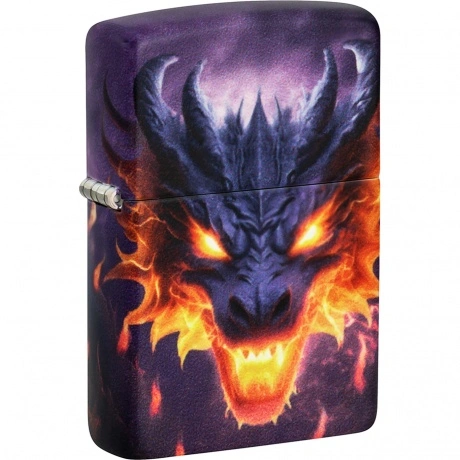 Зажигалка Zippo Glowing Dragon с покрытием Glow In The Dark Gree...