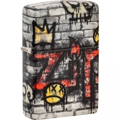 Зажигалка Zippo Graffiti King с покрытием 540 Matte разноцветная...
