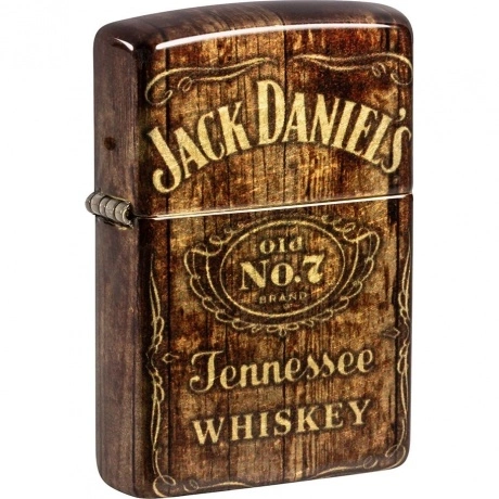 Зажигалка Zippo Jack Daniel's с покрытием 540 Tumbled Brass разн...