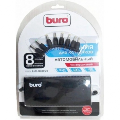 Блок питания Buro BUM-1200C120 ручной 120W - фото 20