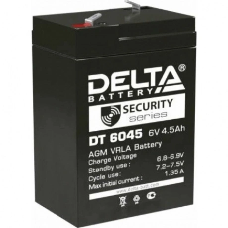 Аккумулятор Delta DT 6045 (6V 4.5Ah)