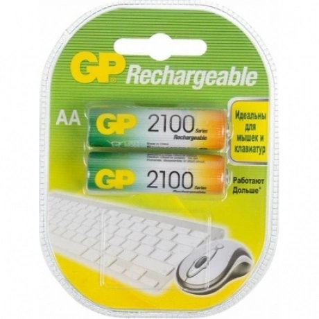 Аккумулятор GP 210AAHC AA NiMH 2100mAh (2шт)