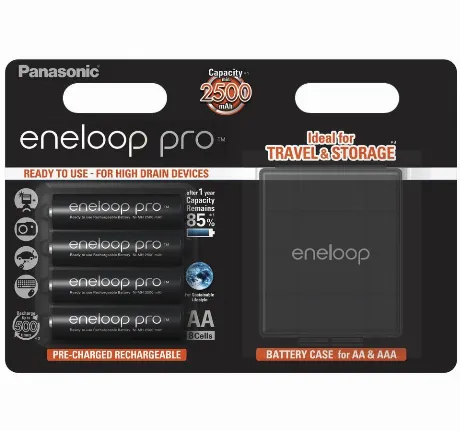 Аккумулятор Panasonic Eneloop Pro AA 2450 4BP (BK-3HCDEC4BE)