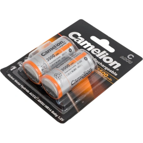 Аккумулятор Camelion C- 3500mAh Ni-Mh BL-2 (NH-C3500BP2, 1.2В)  ...