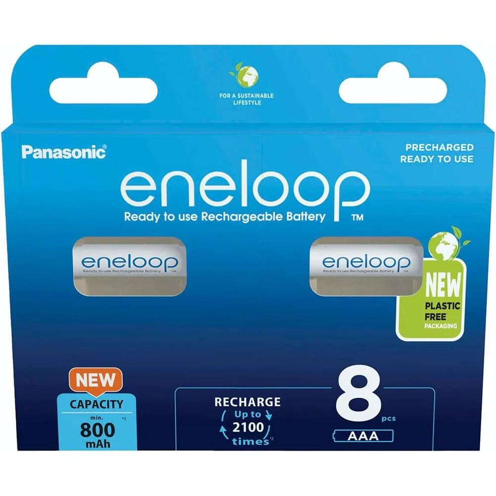 Аккумуляторы Eneloop BK-4MCDE/8BE AAA 800 8шт - фото 3