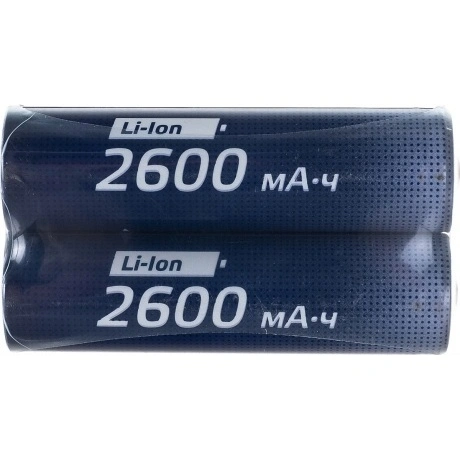 Аккумулятор Космос 18650 Li-ion2600 mAh без защиты, 2 шт шринк