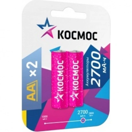 Аккумулятор КОСМОС NiMH 2700 мАч 2 BL