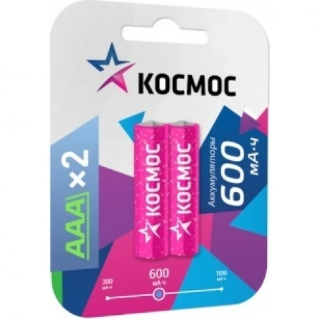Аккумулятор КОСМОС R03 600mAh Ni-MH 2 шт