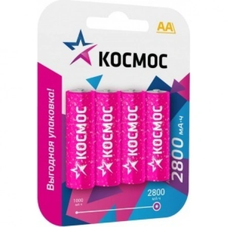 Аккумулятор КОСМОС R6 2800mAh Ni-MH 4 на блистере