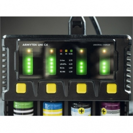 Зарядное устройство Armytek Uni C4 4 канальное - фото 11