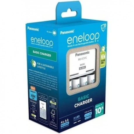 Зарядное устройство Panasonic Basic Charger с аккумуляторами Ene...