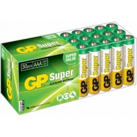 Батарейка GP Super Alkaline 24A LR03 AAA (30шт.)
