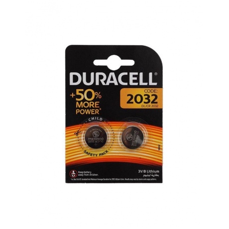 Батарейка Duracell DL/CR2032 CR2032 (2шт.)