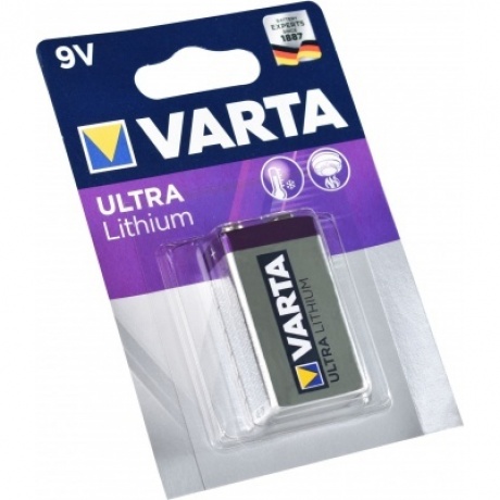 Батарейка Varta ULTRA Крона 6FR22 BL1 9V (06122301401) - фото 2