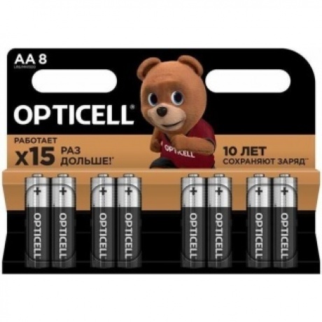 Батарейка Opticell BASIC AA 8 PCS (5051008) - фото 1