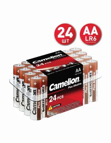 Батарейка Camelion LR 6 Plus Alkaline PB-24 (LR6-PB24, 1.5В)  (2...