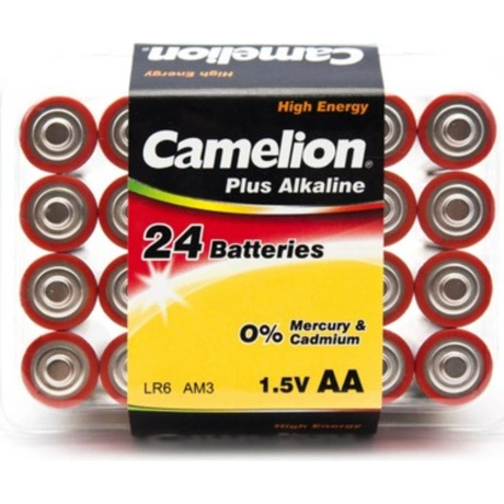 Батарейка Camelion LR 6 Plus Alkaline PB-24 (LR6-PB24, 1.5В)  (2...