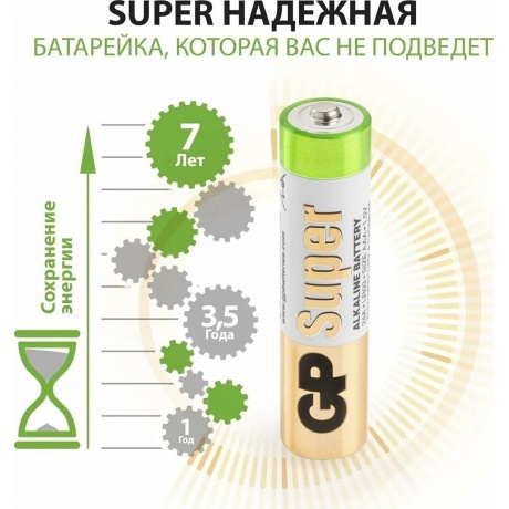 Батарейка GP 15ARS-2SB4  (96 шт. в уп-ке) - фото 6