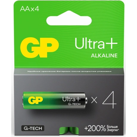Батарейка GP 15AUPA21-2CRSB4 40/320 Ultra Plus (4 шт.в уп-ке)