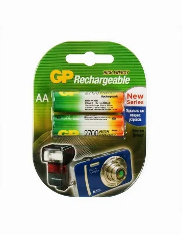 Батарейка GP 270AAHC-2DECRC2  (2 шт. в уп-ке) 2PL2  аккумулятор