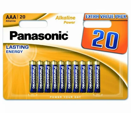 Батарейки Panasonic LR03REB/20BW AAA щелочные Alkiline power mul...