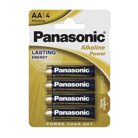 Батарейки Panasonic LR6REB/4BPRPR AA щелочные Power Rangers Alki...