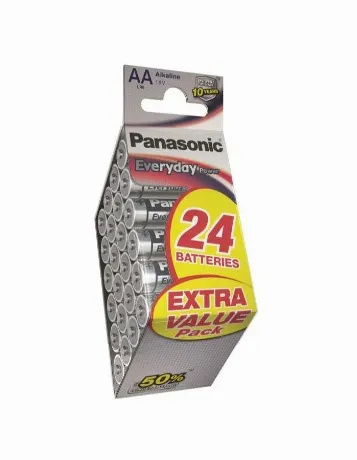 Батарейки Panasonic LR6REE/24СD AA щелочные Everyday Power multi...
