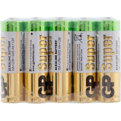 Батарейки AA - GP Super Alkaline 15A-2CRVS80 (80 штук) - фото 3