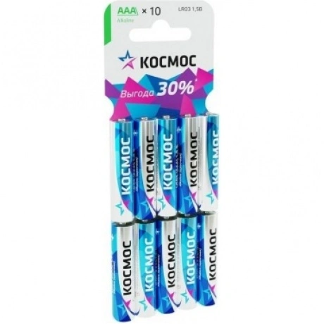 Элемент питания Космос LR03 10*BL