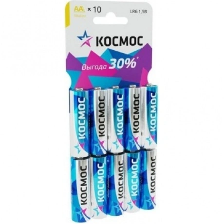 Элемент питания Космос LR6 10*BL