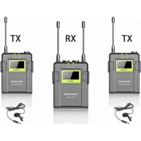 Микрофон Saramonic UWMIC9 2-х канальный TX9+TX9+RX9 - фото 2