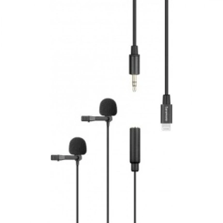 Петличный микрофон Saramonic LavMicro U1C с кабелем 6м и 2мя кли...