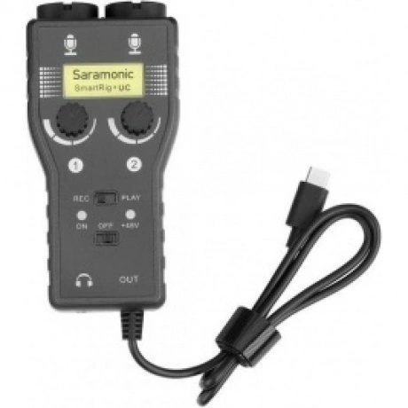 Адаптер для микрофона Saramonic SmartRig+ UC (вход XLR) двухкана...