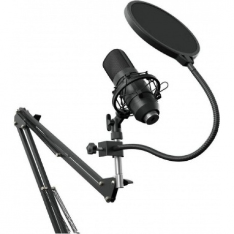 Микрофон проводной Оклик SM-700G 2.5м черный - фото 1